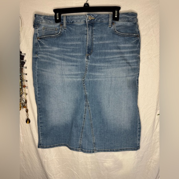 Sonoma Dresses & Skirts - Sonoma Denim Jean Midi Skirt Size 16